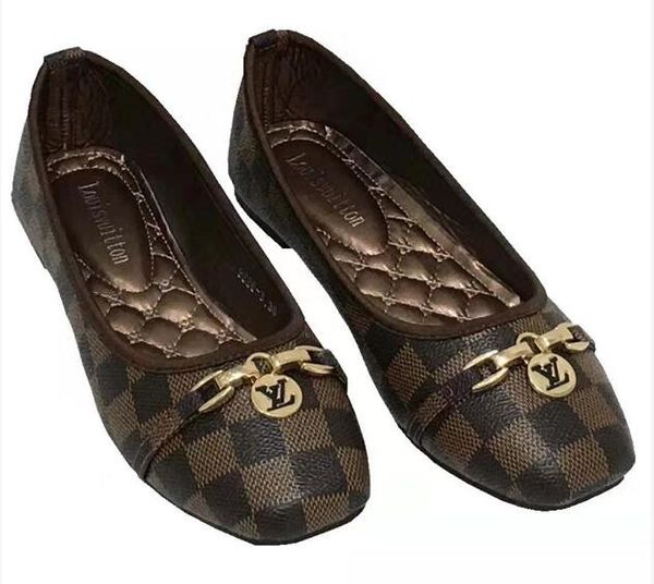 Women Shoes Hbm Louis Vuitton Woman Genuine Leather Flat Shoes