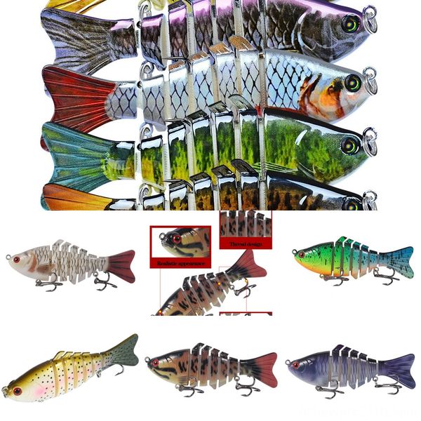 

11h6t fishing luya sawtooth t tail soft bait 10cm * 15.5g artificial soft material pvc fish translucent bionic bait