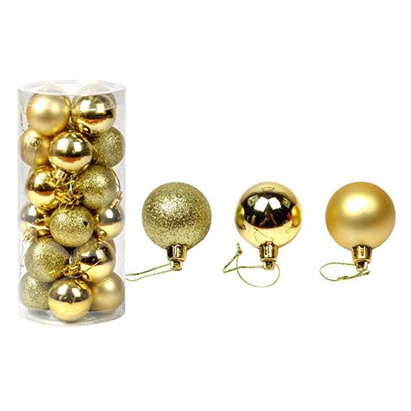 

3cm christmas ball party tree hanging home decoration 24 pcs