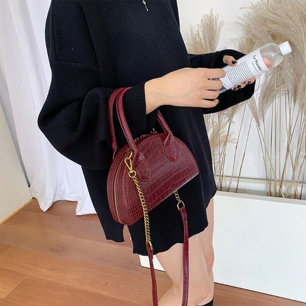 

handbag women crocodile clutch shopping totes retro crossbody bag handbags women hand bags small pu leather shoulder bag purse