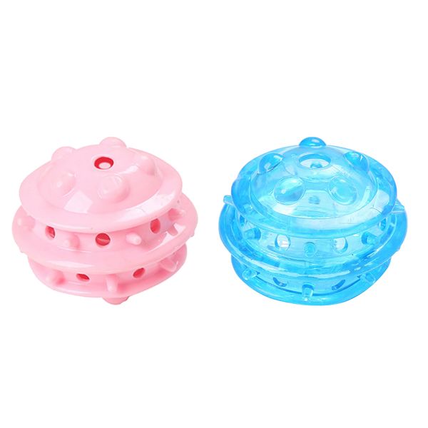 

2pcs/set dogs treat dispensing feeder teeth cleaning iq training chew toy