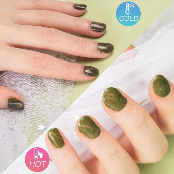 

doradosun magnetic 3d opal nail polish temperature change cat eye glue 5ml nail arts