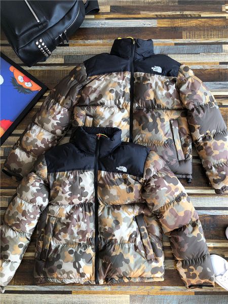 

19aw new the north camouflage camo embroiderd logos hooded windbreaker coat men women outdoor face streetwear sweatshirt jackets, Blue;black