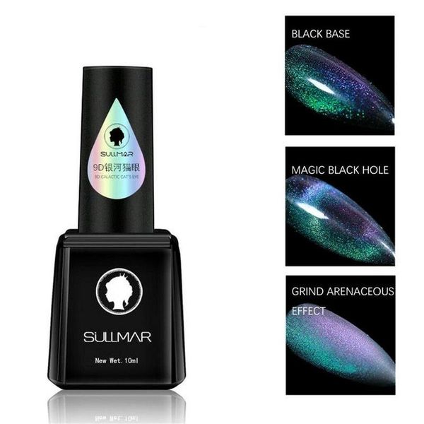 

nail vision 9d galaxy cat eye nail gel chameleon magnetic soak off uv/led varnish 10ml semi permanent manicure gel lacquer, Red;pink