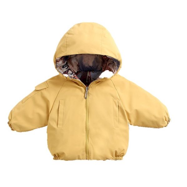 

children's double-sided down jacket baby down jacket boys and girls thick warm down filled garment coat, Blue;gray