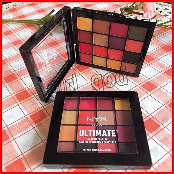 

New nyx eye makeup ultimate 16 color phoenix eye hadow palette himmer matte eye hadow co metic palette