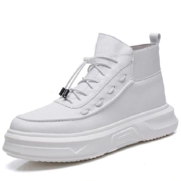 

2019 mens tide shoes wild high-shoe men ins trend board tide triple black white size 40-44 online sale