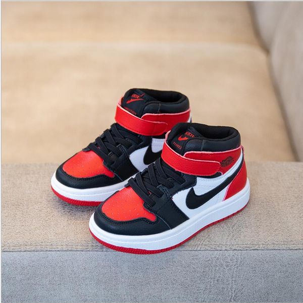 

Children's shoes boys sports Casual shoes girls Running shoes autumn 2019 new Korean version of the Sneakers wild tide basketball hip-hop