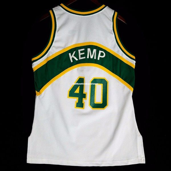 

100% stitched shawn kemp champion sewn sewn jersey m mens vest size xs-6xl stitched basketball jerseys ncaa, Black;blue