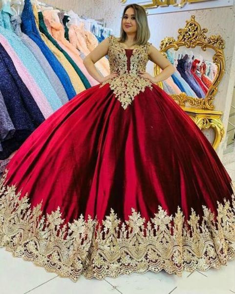 

elegant velvet applique quinceanera dresses ball beads sleeveless burgundy plus size girl prom party dress formal gowns sweep train, Blue;red