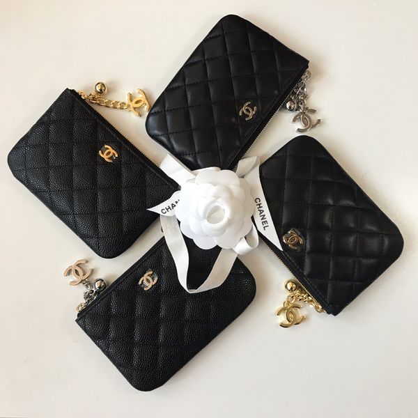 

2019 color grid real leather women hort wallet with box women brand genuine leather quare wallet pur e women cardholder 50168