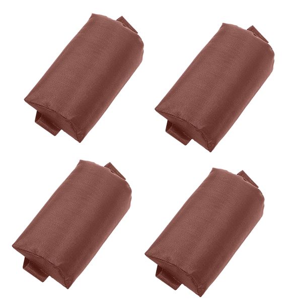 

4pcs headrest head cushion pillow for backyard folding lounge chairs brown