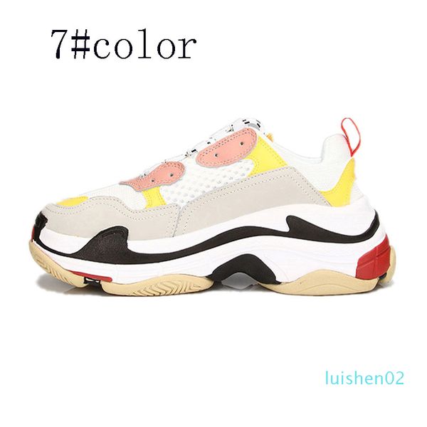 

designer shoes fashion paris 17 fw casual of triple s sneaker mens women black pink white sports sneakers size 36-45 l02