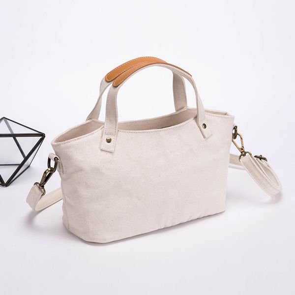 

simple tote bag women's bag shoulder diagonal women's casual canvas handbag