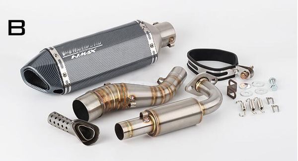 

влопна Ѭђба мооикла akrapovic дл nmax125 полнй комплек пеѬеднего и заднего кол