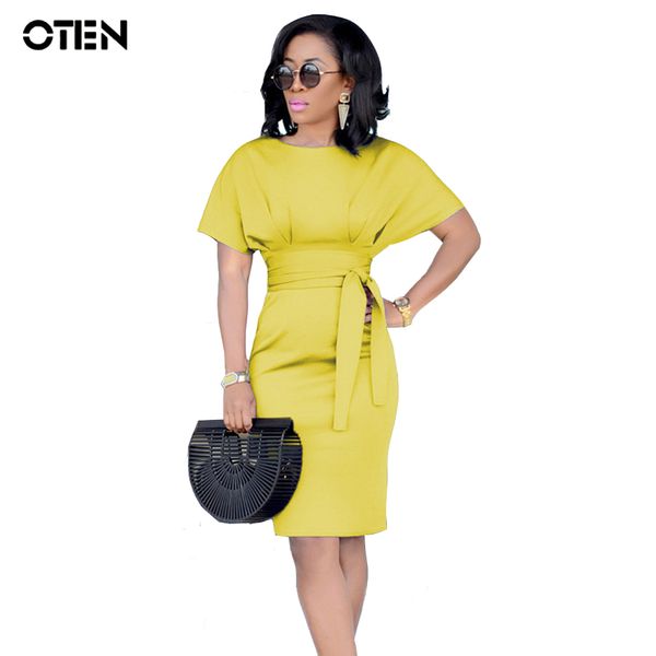 

oten robe crayon women summer short sleeve o neck tunic elegant working business office bodycon pencil dress for ladies, Black;pink
