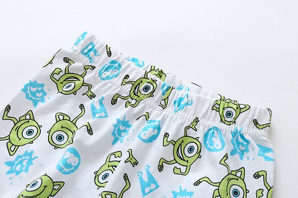 

children baby boy pajamas kids toddler pajamas pijama infantil pajama set cotton nightwear suit mike wazowski university cartoon, Blue;red