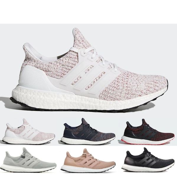 

2019 Red Stripes Orca Ultra boost 4.0 Running shoes Triple Black white Burgundy Primeknit ultraboost sports trainer men women sneakers
