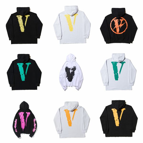 

vlone vlone мода screwhead толстовка толстовка мужчины женщины куртки tracksuit hip hop streetwear harajuku зима марка пальто с капюшоном мо, Black;brown