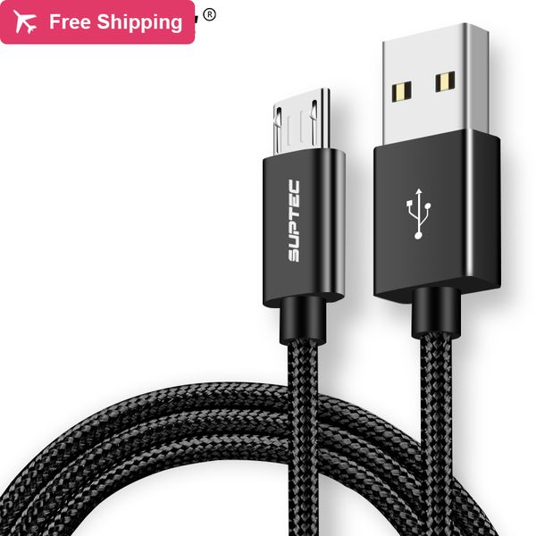 

suptec 2m 3m micro usb cable 2a fast charging data charger cable for android samsung s6 s7 edge xiaomi huawei mp3 microusb cord