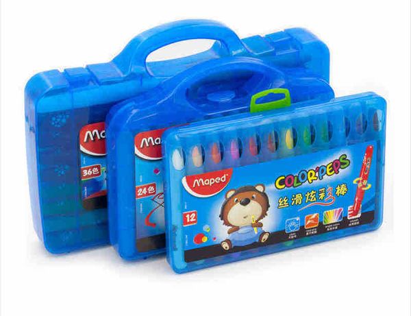 

maped color'peps silky watersoluble crayons wz case pack of 12/24/36 kids gift