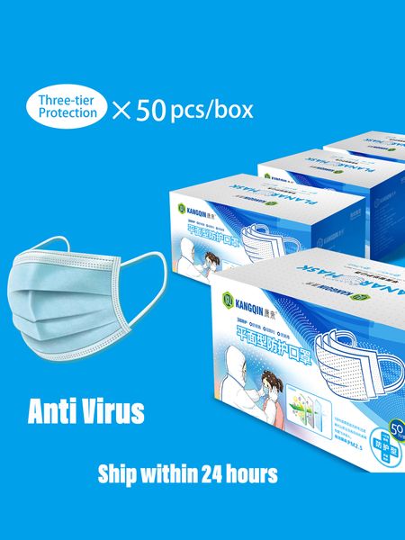 

anti viral mouth mask disposable protective nose mouth face mask anti pm2.5 and petal dust mouth cover