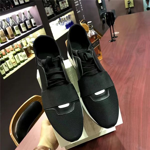 

2019 luxury design brand designer flats genuine leather men sneakers mens runners women skateboard casual shoes women t07, Black