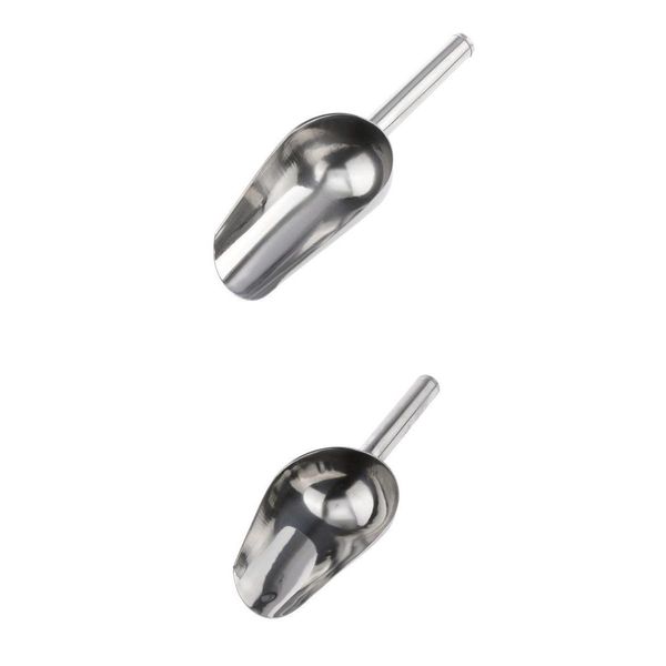 

stainless steel ice scoop shovel sweets buffet candy measure tools 8''&9