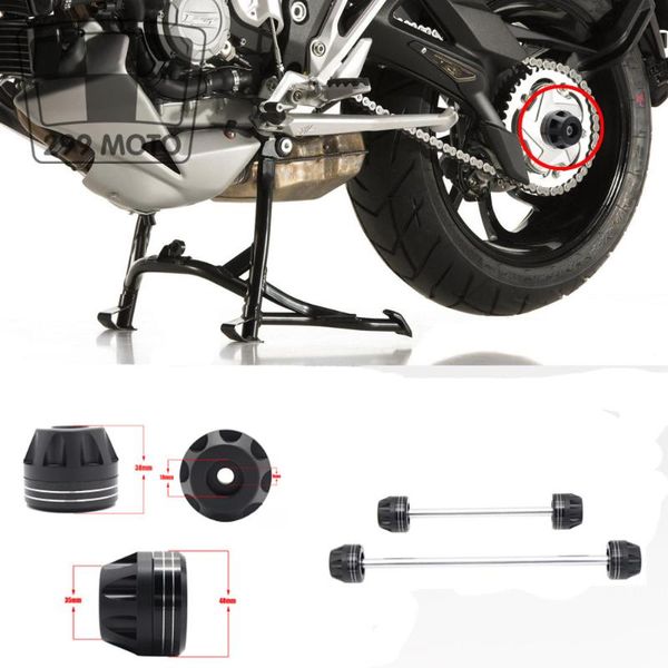 

forhonda cbr cbr600rr 2009 10 11 2012 motorcycle front & rear axle fork sliders cap wheel protection pad