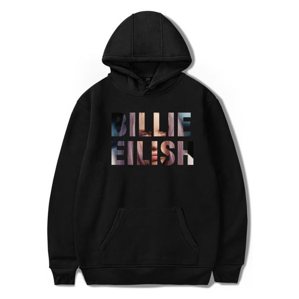 

streetwear billie eilish hoodie men/women black hoodie couple billie eilish sweatshirt simple keep warm women/men hoodie clothes
