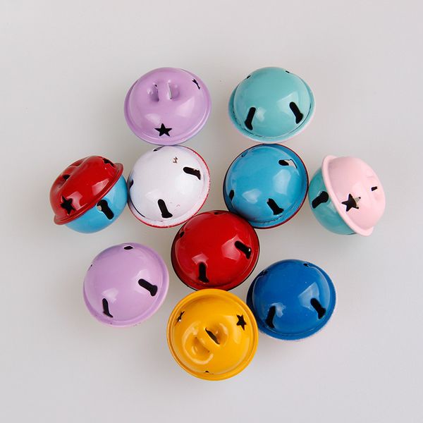 

beauty 12 colors 10pcs kinds of 40mm,20mm mixed color jingle bells fit festival christmas decoration jewelry craft pendants