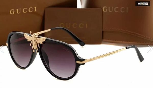 

fashion brand evidence sunglasses retro vintage men's brand designer shiny gold frame laser logo of women0062, White;black