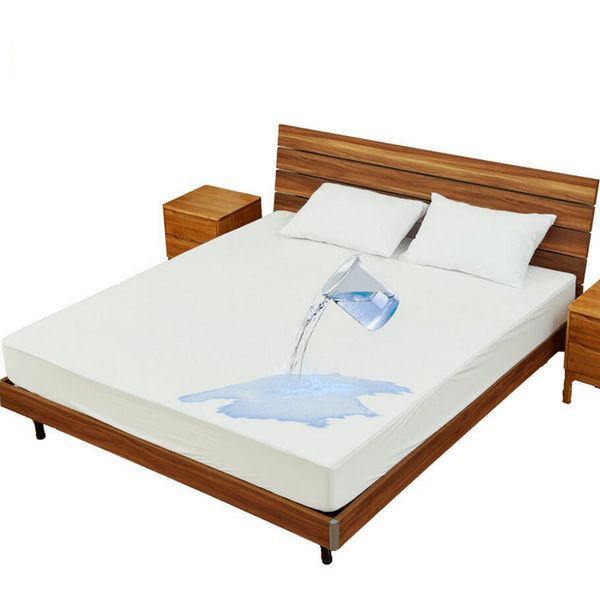 

breathable white cotton cloth bedding fitted sheet/mattress cover with deep pocket,extra soft and comfortable