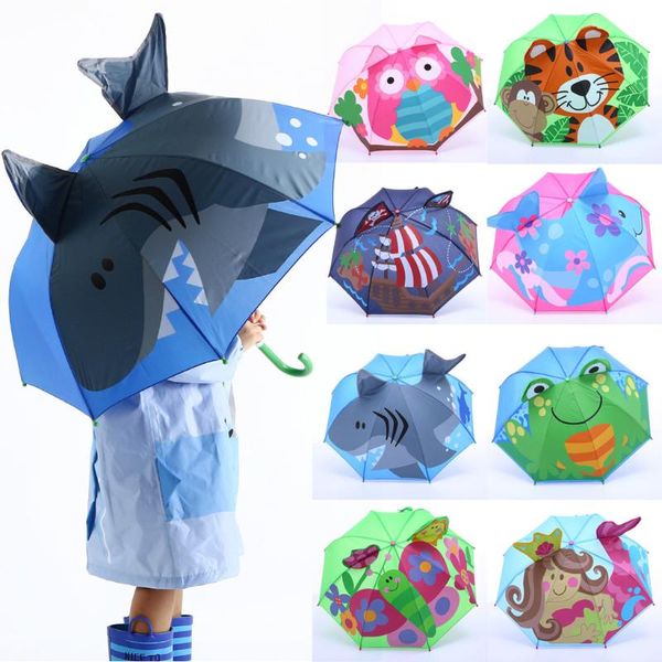 

baby cover parasol for sun rain protection uv rays 3d cartoon outdoor umbrella