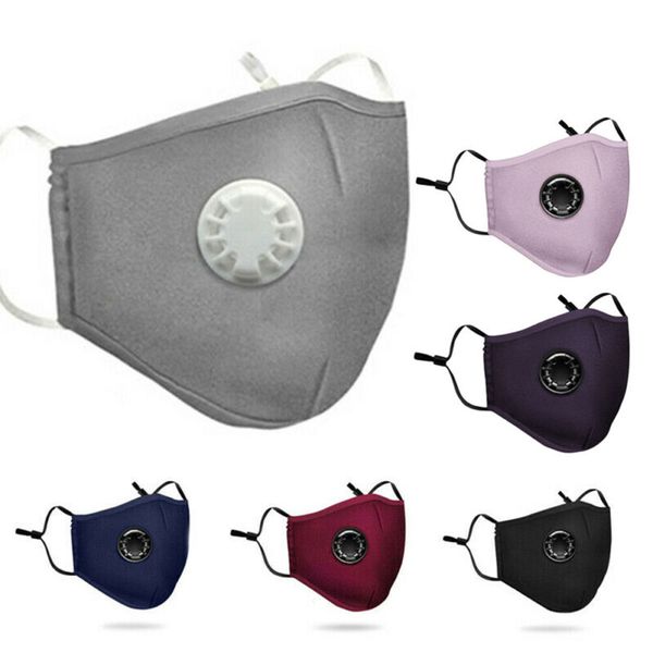 

Unisex Reusable Face Protection Cover Anti-Dust w/2pc PM2.5 Filter Air Pads USA[Black Mask+2pcs Filter Pads