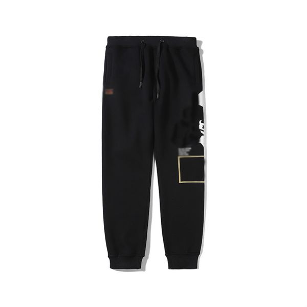 

mens логотип роскошные воздушные брюки дизайнерские частный заказ фирменные брюки european american limited edition брюки повседневные дикие, Black