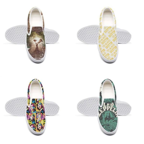 

casual led zeppelin stairway to heaven album cover canvas, comfortable non-slip shoes,design fashion retro limited, Black