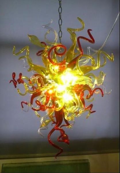 

latest design european mini ceiling light modern colorful 100% hand blown glass chandelier lamp