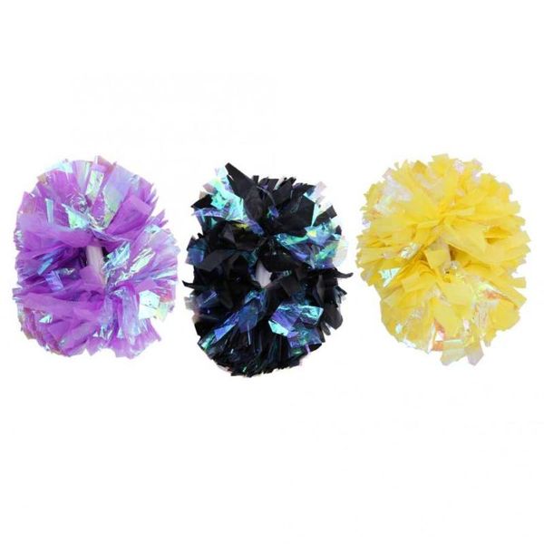 

cheerleadering colorful poms easy and comfortable pom shinny color for dance party school sports competition supplies