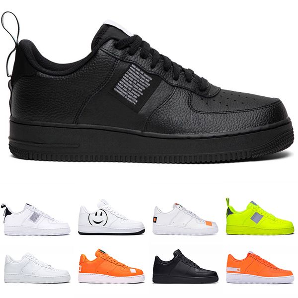 

men women running shoes mens trainers classical triple black white utility volt orange mens sports shoes neakers size 5.5-11