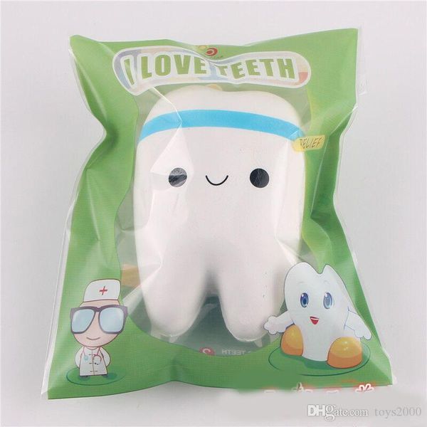 

новинка мягкий зуб медленно восходящий kawaii 10.5 см мягкий выжим смазливая сотовый телефон ремешок игрушка в подарок для детей декомпресси