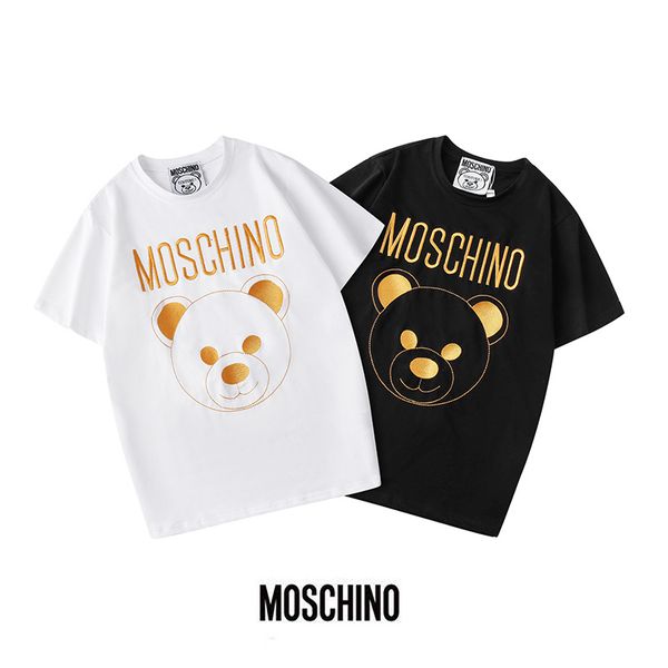 

2020 new brand fashion men's designer t-shirt women's t-shirt high-quality female printing casual cotton polo t-shirt10062, White