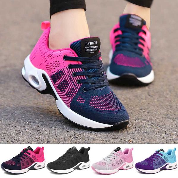 

women breathable sneakers air cushioning running shoes light outdoor sports shoes walking jogging trainers zapatillas mujer