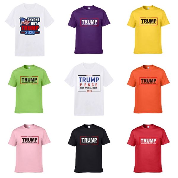 

19 ss лето trump футболка марка дизайнер trump t-shirt, высокого качества способа печатается с коротким рукавом дышащий 100% хлопок трампа t, White;black