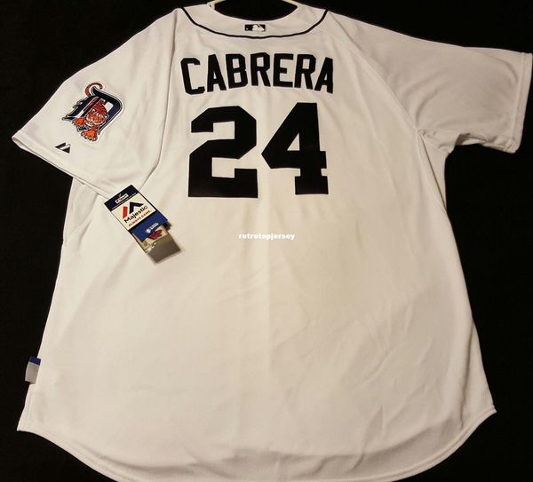 

majestic detroit #24 home miguel cabrera, cool base jersey mens stitched wholesale big and tall size xs-6xl baseball jerseys, Black;blue