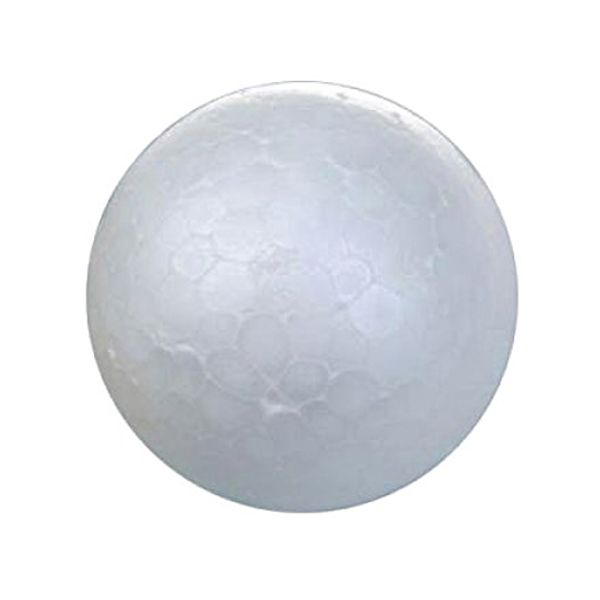 

practical boutique 20 x white christmas decorative ball christmas modeling craft styrofoam ball 7 cm