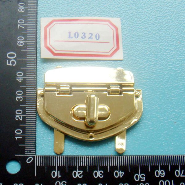 

10 sets/lot twist turn lock clasp closure women handbag bag parts purse hardware handmade accessories diy l0320, Black