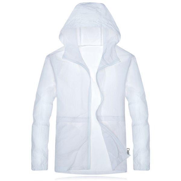 

new mens hooded jacket thin summer quick drying breathable sun protective clothing men solid outdoor uv protection windbreakers, Black;brown