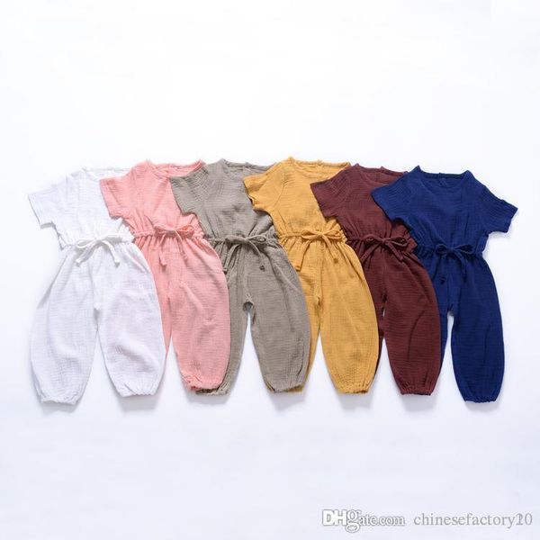 

baby boys girls rompers with button ins jumpsuit clothing toddler boutique romper clothes kids short sleeves summer 2019, Blue