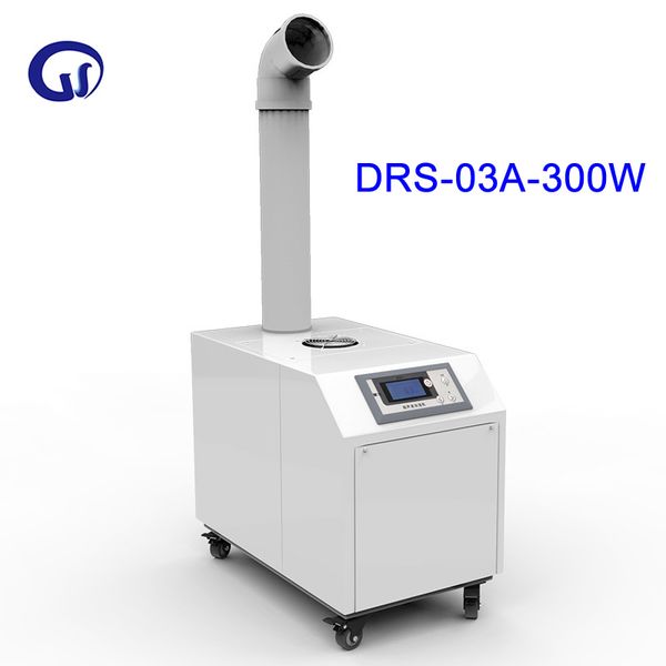 

drs-03a industrial ultrasonic air humidifier atomization mute humidifier machine smart commercial diffuser computer control 300w 3kg/h